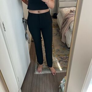 Ann Taylor Black Ankle Cropped Pants